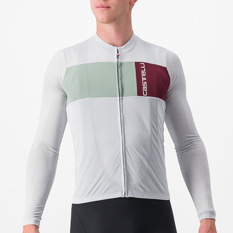 Maglia maniche lunghe Castelli Prologo 7 – Grigio
