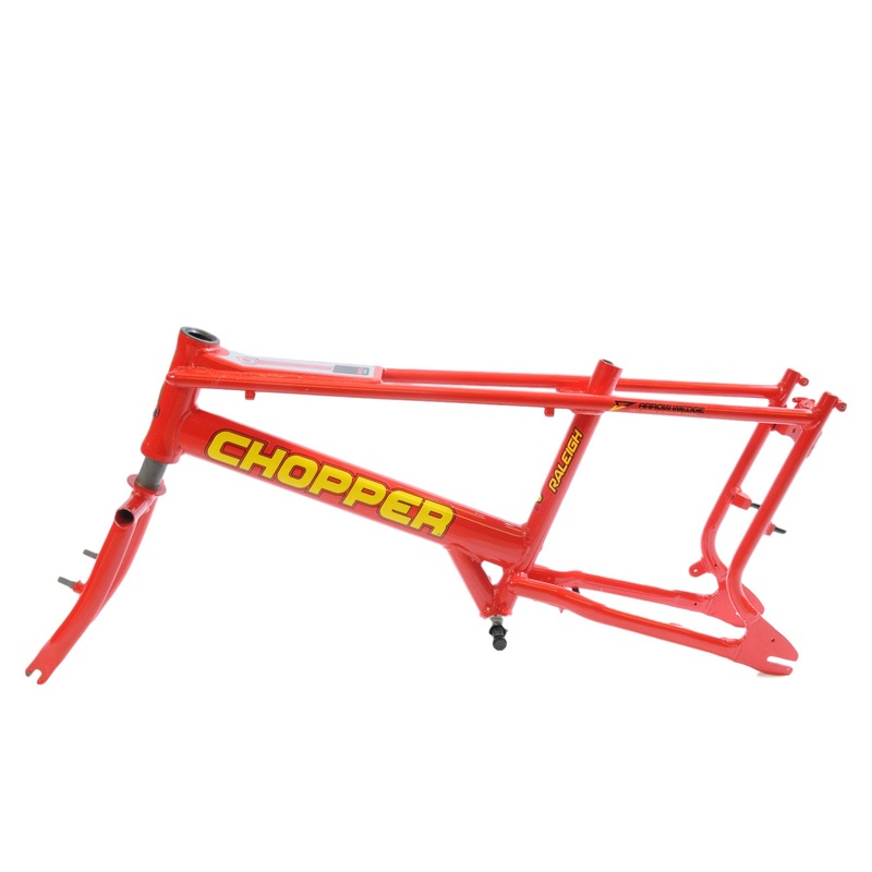 RALEIGH CHOPPER MK 3 RED FRAME & FORKS NEVER EVER RIDDEN READY TO BUILD BARGAIN