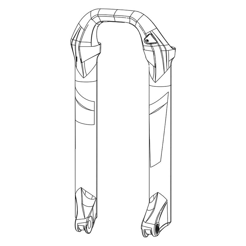 RockShox Lower Leg Lyrik B1-C1/Yari A1-B1 27.5 15 x 110 mm Boost Spacing Diffusion BLK