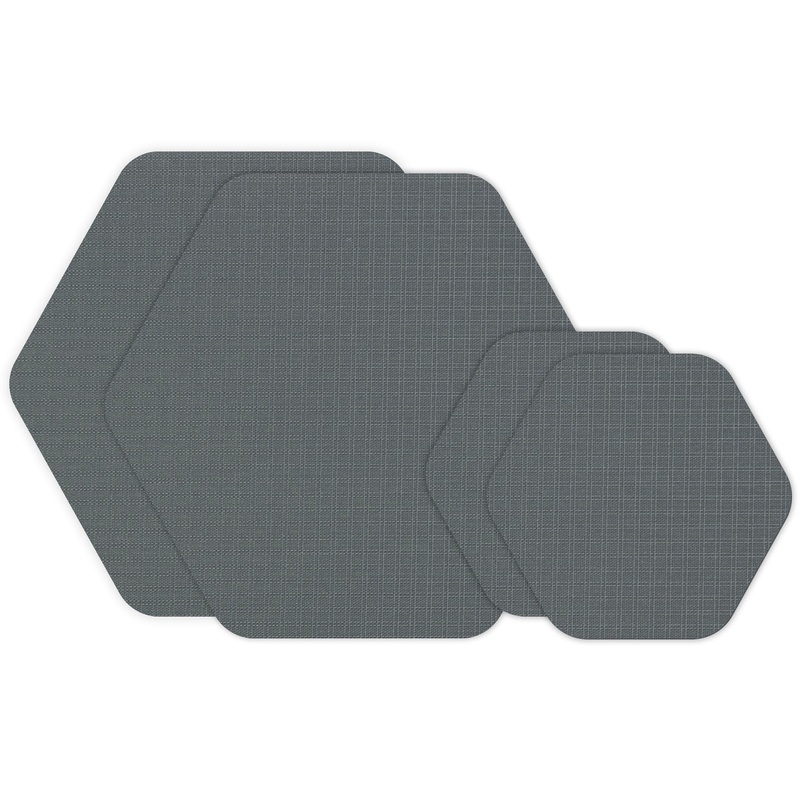 Tenacious Tape Hex Patches|Grey