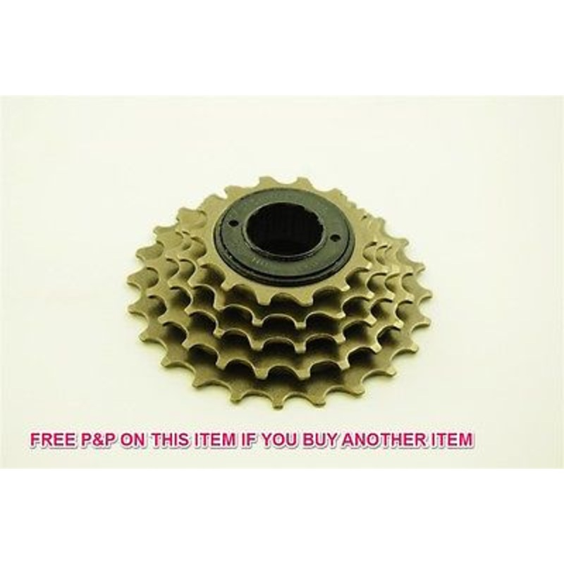 5 SPEED BIKE 14-24 NON INDEX FREEWHEEL COG ( CASSETTE FOR THREADED HUBS)