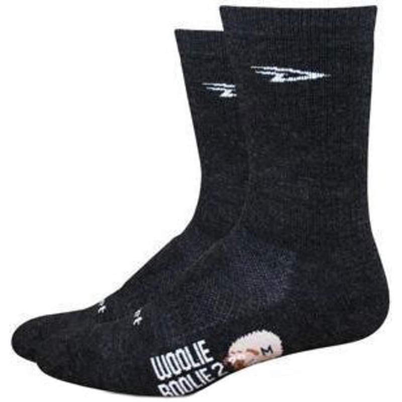 DeFeet Woolie Boolie 6 D-Logo Socks 12 Charcoal