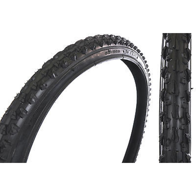 PAIR MTB TYRES 26×1.95 TRACTOR KNOBBLY MOUNTAIN BIKE TREAD SUIT 26×1.75-2.10