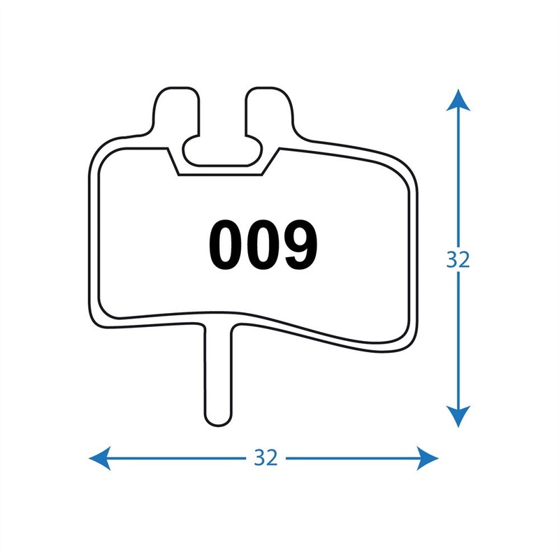 RWD R009 Hayes 9/ HFX9/ MX-1/ Organic Disc Bike Brake Pads