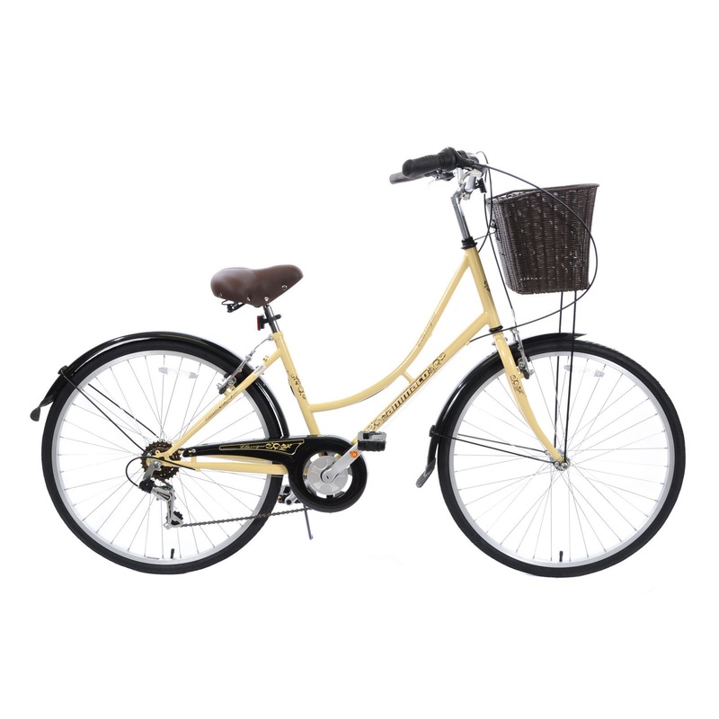 CLASSIQUE TRADITIONAL HERITAGE LADIES DUTCH LIFESTYLE BIKE+BASKET 19 1F2804
