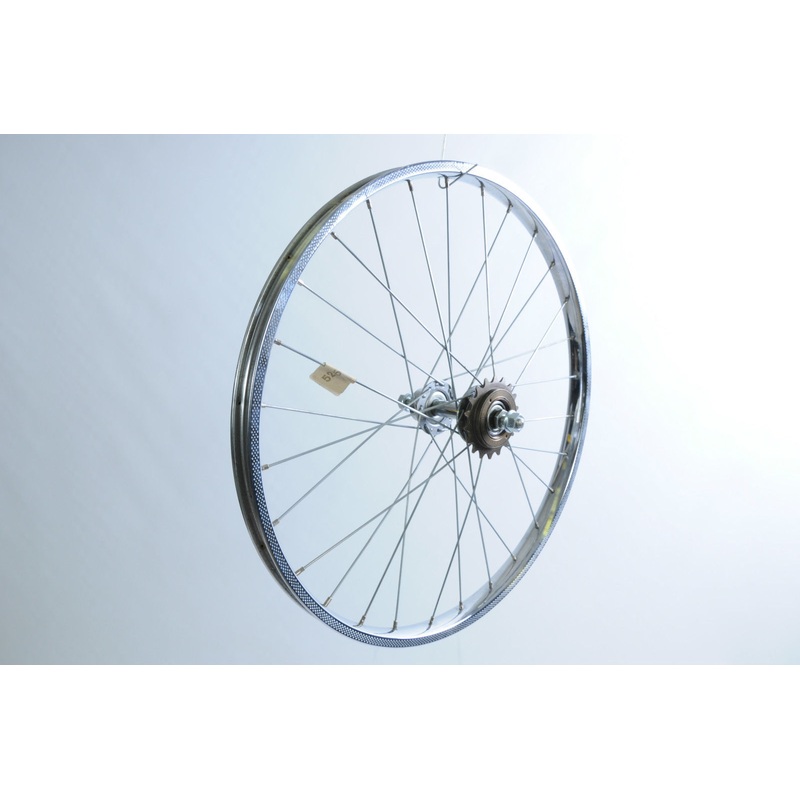 500a (440×20) 20 REAR SINGLE SPEED WHEEL,CHROME RIM IDEAL DAWES KINGPIN ETC B