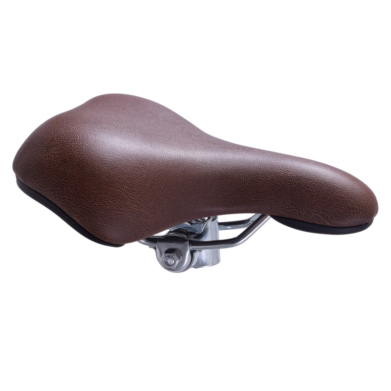 CLAUD BUTLER CAMBRIDGE HYBRID COMFORT DUTCH STYLE BICYCLE CLASSIC BROWN SEAT