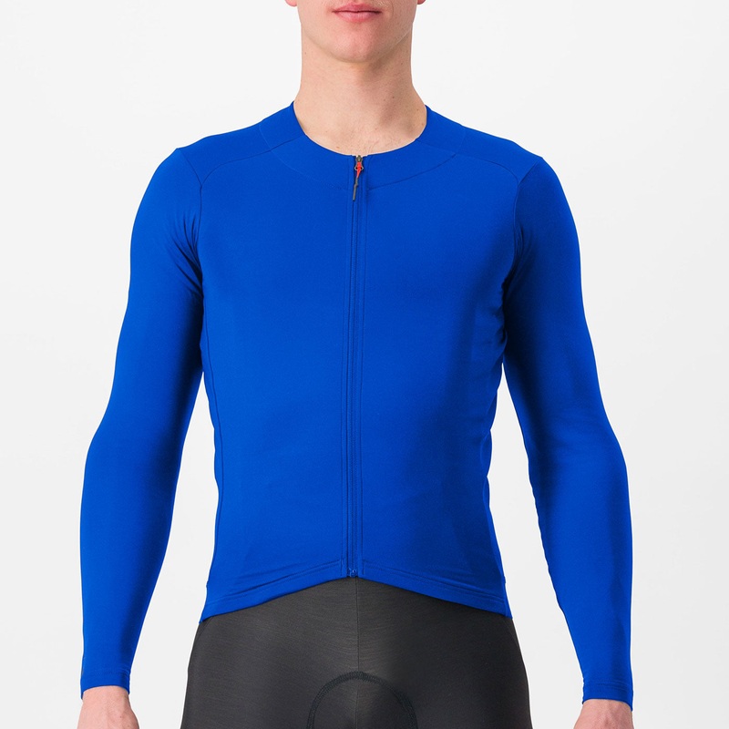 Maglia maniche lunghe Castelli Fly – Blu