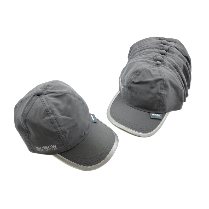 REFLECTIVE BASEBALL CAPS WHOLESALE JOB LOT OF EIGHT (8) HI-VIZ GREY