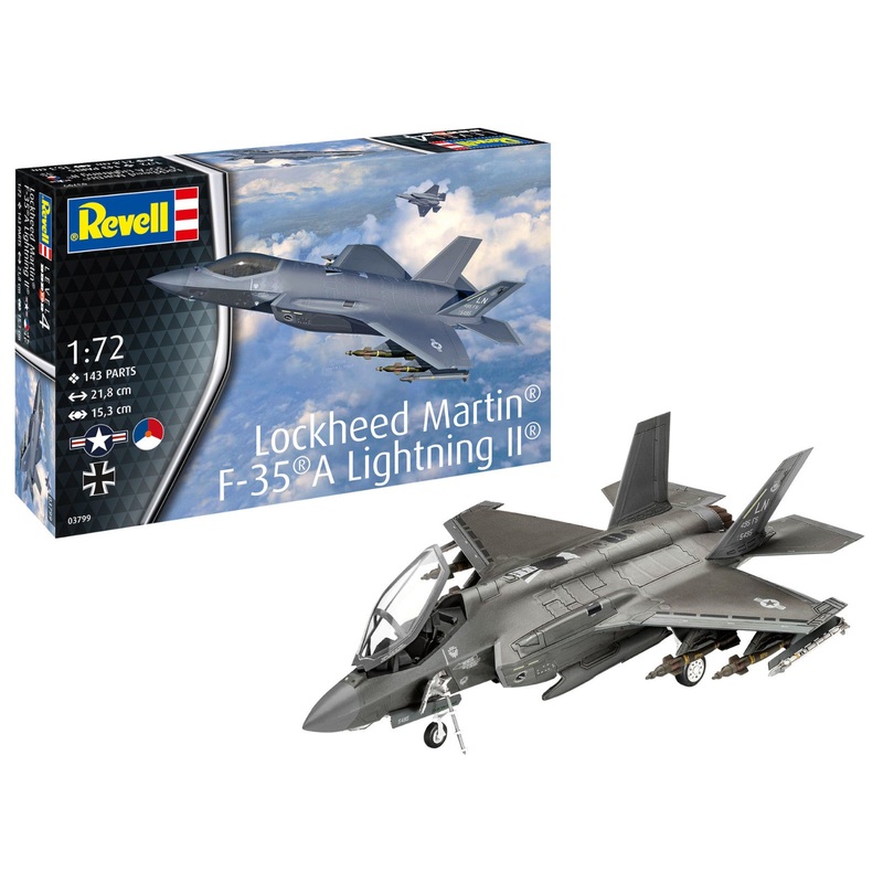 Revell Lockheed Martin F-35A Lightning II Plane Model Kit 1:72