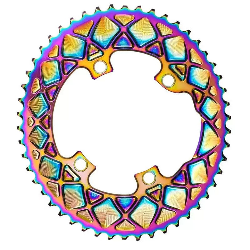 Absolute Black Premium Oval Road 39T Shimano 9100/8000 – PVD