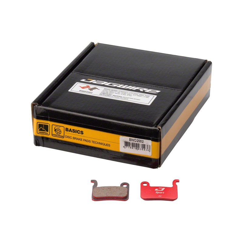 Jagwire Disc Brake Pad Bulk Box (Shimano XTR/XT/Saint/SLX/Deore) (Semi-Metallic) (Sport Compound) (25 Pairs)