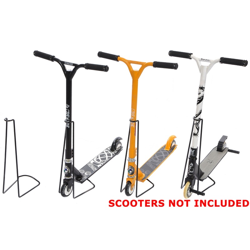 MINI SCOOTER FREE STANDING STAND,STUNT SCOOTER GARAGE SHED DISPLAY STAND