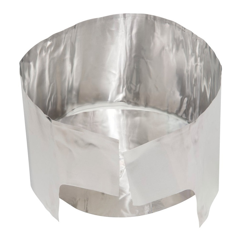 Solid Heat Reflector with Windscreen