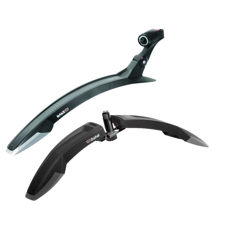 Bike Mudguard Set Zefal Twinset RM60 Rear & FM60 Front Black