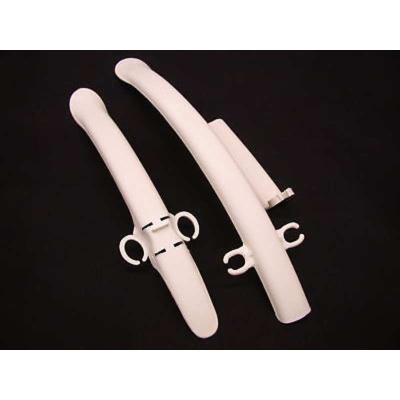 FIXIE SPORTS ROAD BIKE QUICK FIT (CLIP ON) SPLASH MUDGUARD SET WHITE