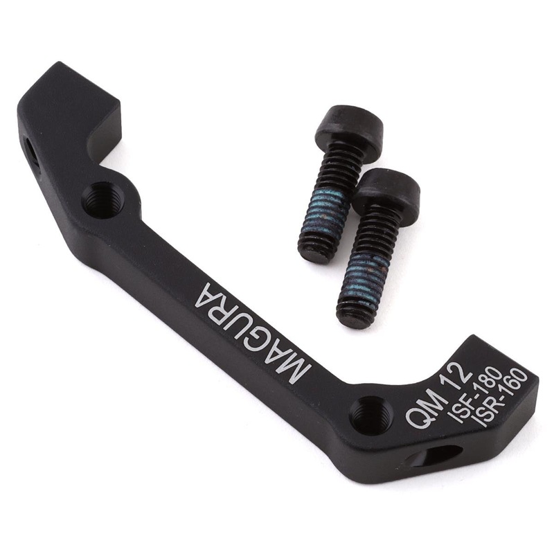 Magura Disc Brake Adapters (Black) (QM12) (IS Mount) (180mm Front, 160mm Rear)