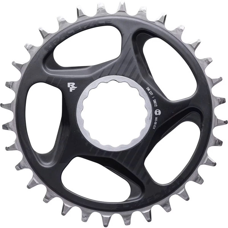 RaceFace ERA Direct Mount Chainring – 32t DM CINCH For Shimano 12-Speed HG+ Compatible Chain BLK