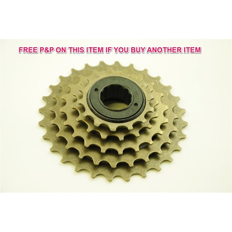 5 SPEED BIKE 14-28 NON INDEX FREEWHEEL COG ( CASSETTE FOR THREADED HUBS)