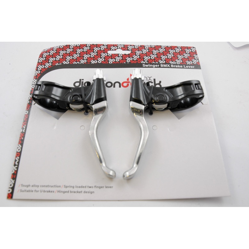 DIAMOND BACK SWINGER BMX 2 FINGER BRAKE LEVER SET LIGHT WEIGHT ALLOY BLACK