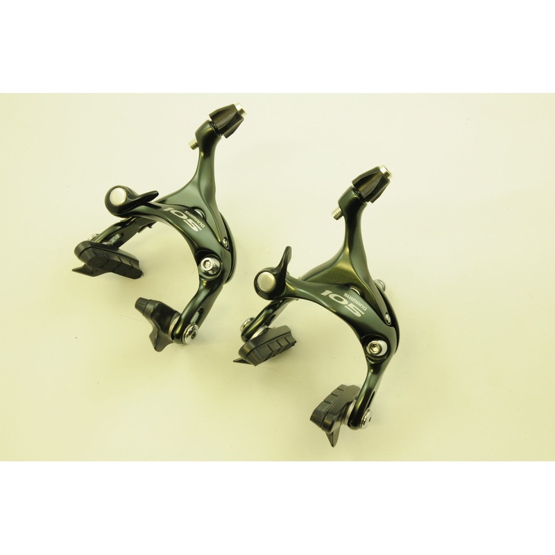 PAIR SHIMANO 105 BR-5600 ROAD BIKE BRAKE CALIPERS RACING BIKE BRAKE BLACK NOS