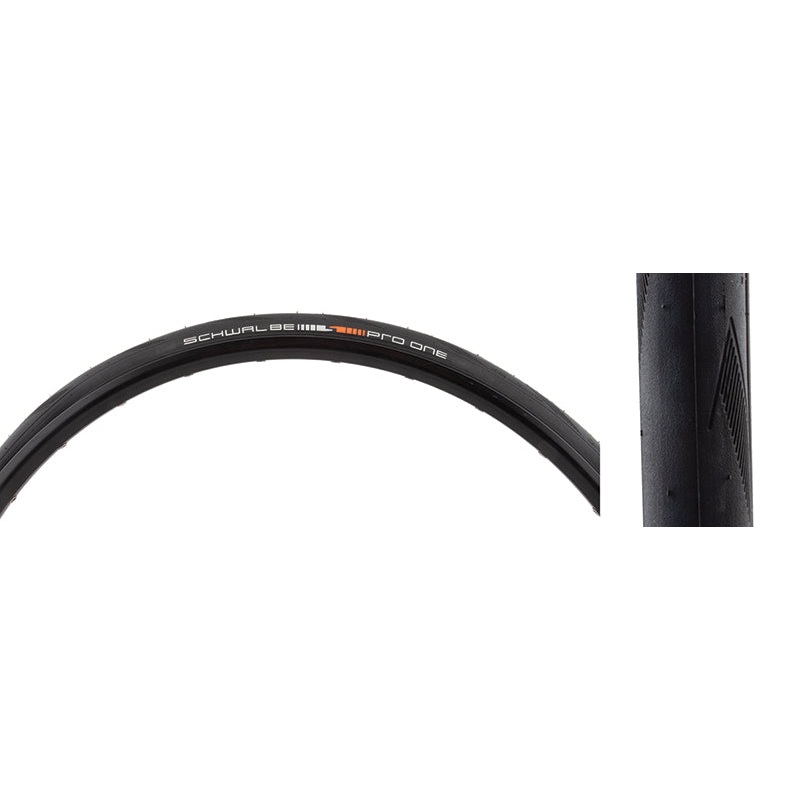 Schwalbe Pro One Tire – 700 x 25 Tubeless Folding BLK Evolution Line Addix Race