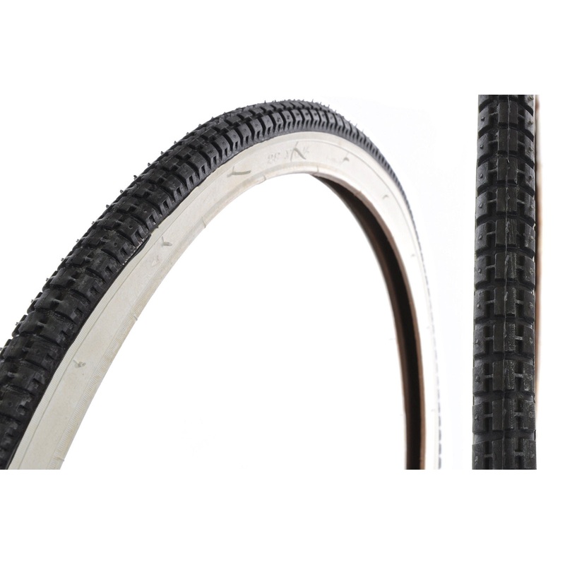 PAIR 28 x 1 1-2(40- 635) WHITEWALL TYRES FOR VINTAGE ROADSTER CLASSIC BIKE RARE