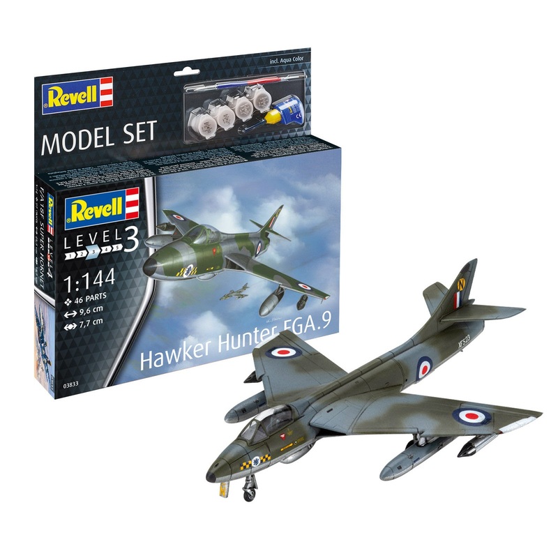 Revell Hawker Hunter FGA.9 Fighter Jet Plane 1:72 Model Kit