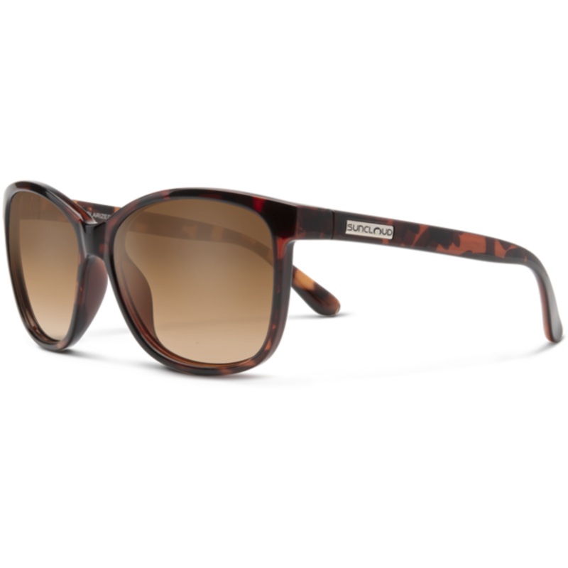 Sashay Polarized Sunglasses|Tortoise|Polarized Brown Gradient