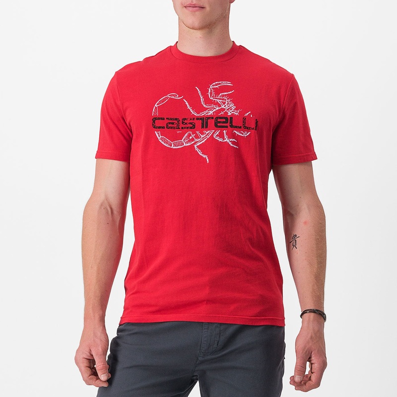 T-Shirt Castelli Finale – Rosso