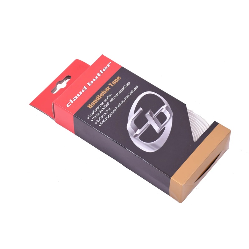 CLAUD BUTLER PU//EVA RACING ROAD BIKE COMFORT HANDLEBAR GRIP TAPE WHITE PAIR