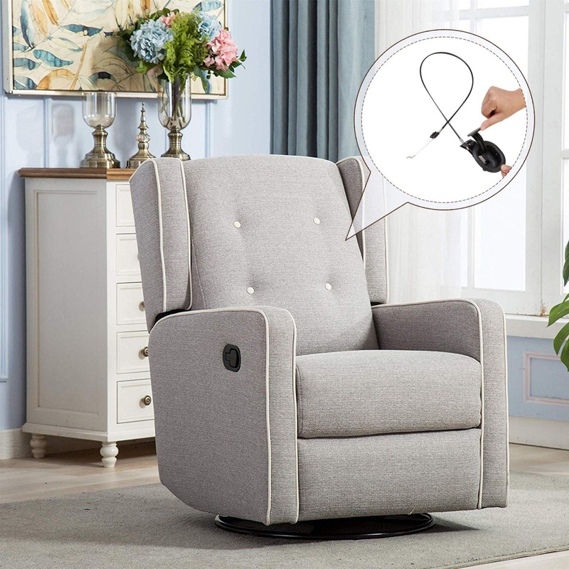 Gas Spring Handle with Cable S/Z Hook Exposed Cable Length 4.73  Total 41.73  Fit Ashley and Major Sofa Brands Lazy Boy