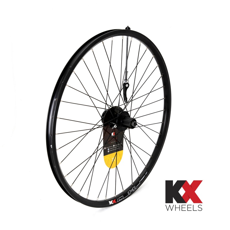 KX Wheels Double Wall QR Disc Cassette 26 Inch Rear Bike Wheel