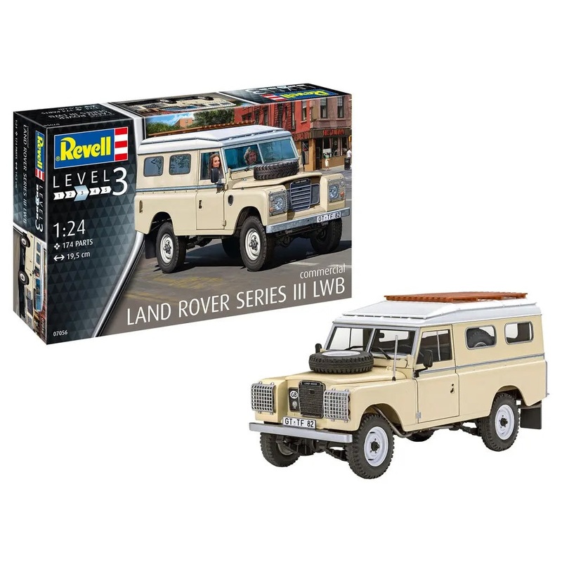 Revell Land Rover Series III LWB (Commercial) Car Model Kit 1:24