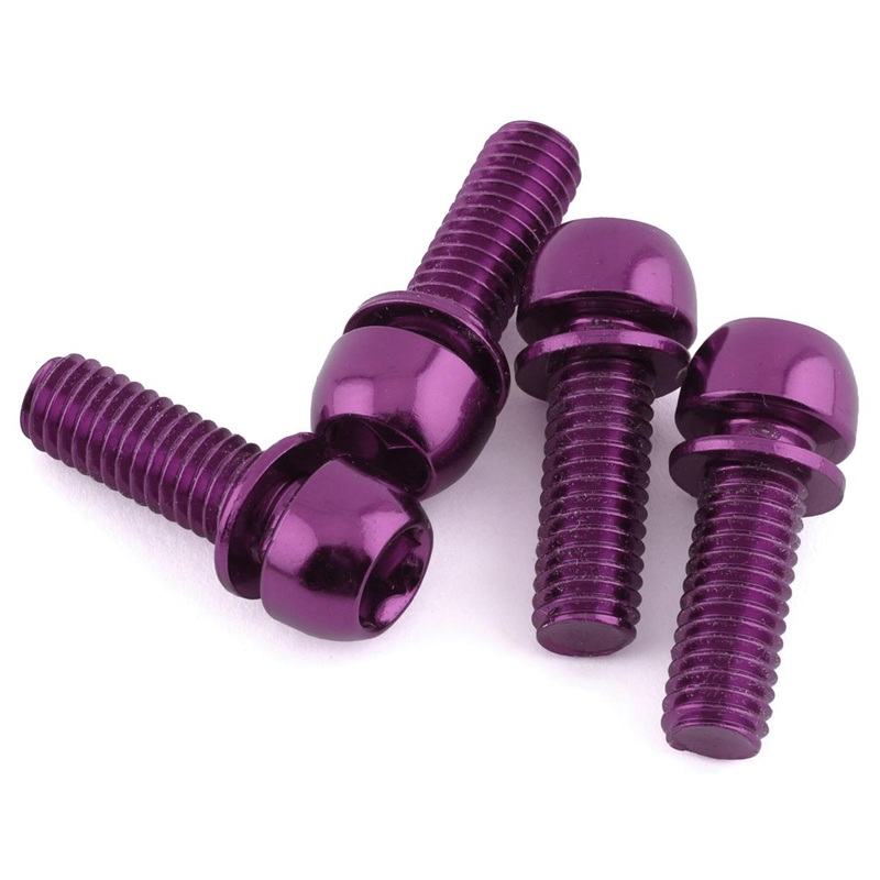 Reverse Components Disc Brake Caliper Bolts (Purple) (M6 x 18) (4)