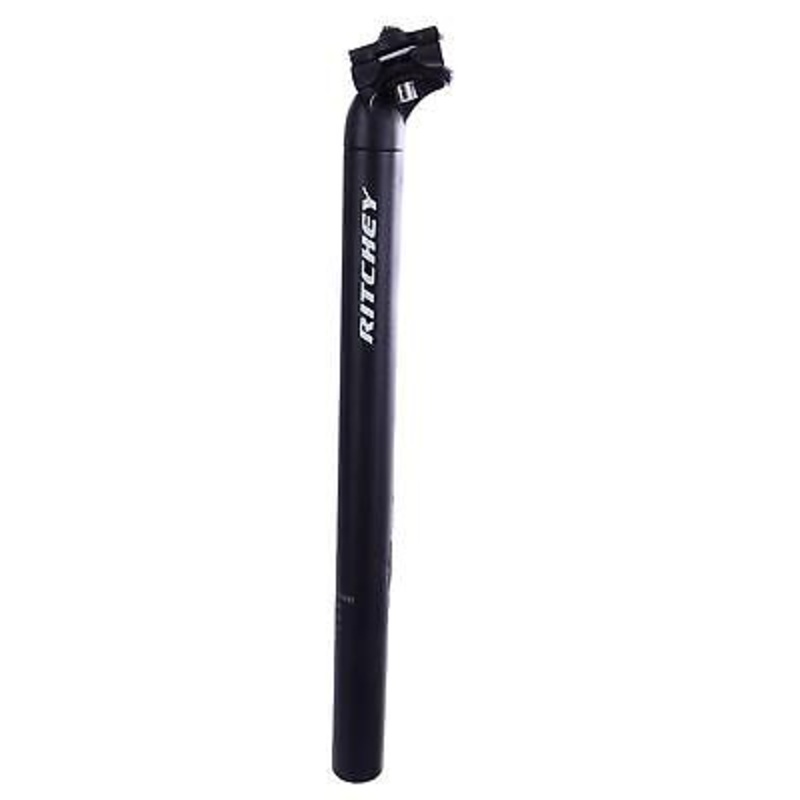 RITCHEY LIGHTWEIGHT ALLOY TWO PIECE SEAT POST 27.2mm x 350mm SEAT PIN MATT BLACK