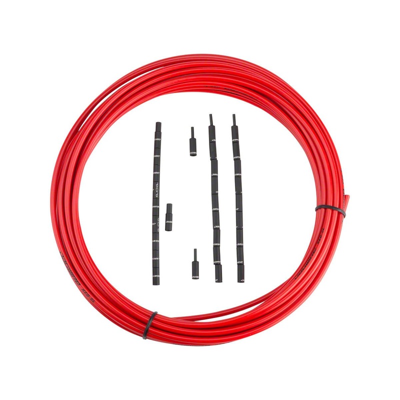 Jagwire Pro Compressionless Brake Housing (Red) (5mm) (10 Meters) (w/ Slick-Lube Liner)