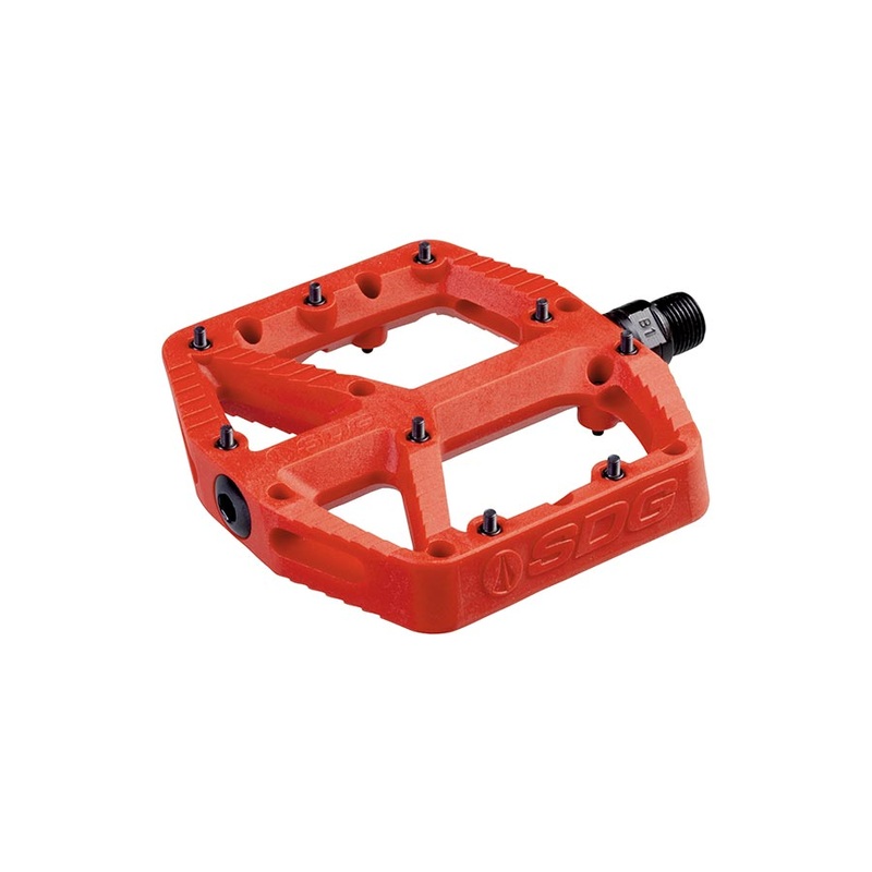 SDG Comp Pedals – Platform Composite  9/16  Red