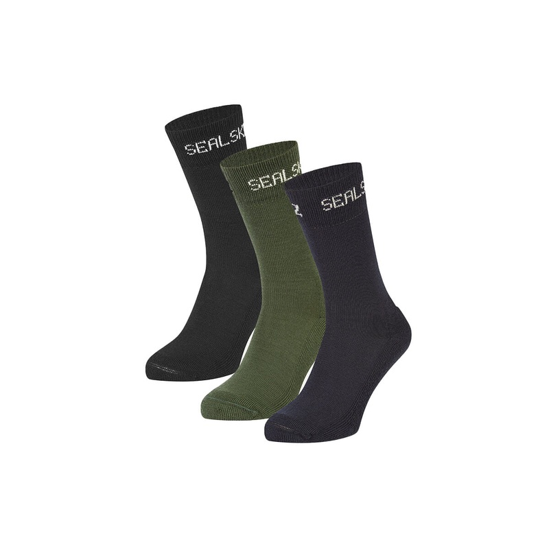 Sealskinz Suffield Solo Merino Liner Socks 3-Pack