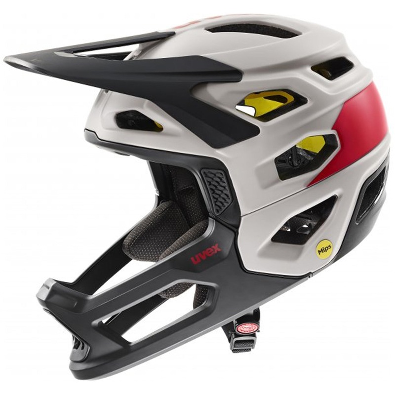 Casco Uvex Revolt MIPS – Grigio rosso
