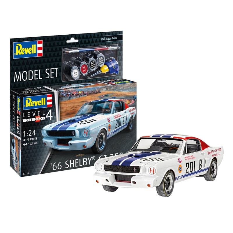 Revell Model Set ’66 Shelby GT 350 R Car Model Kit 67716