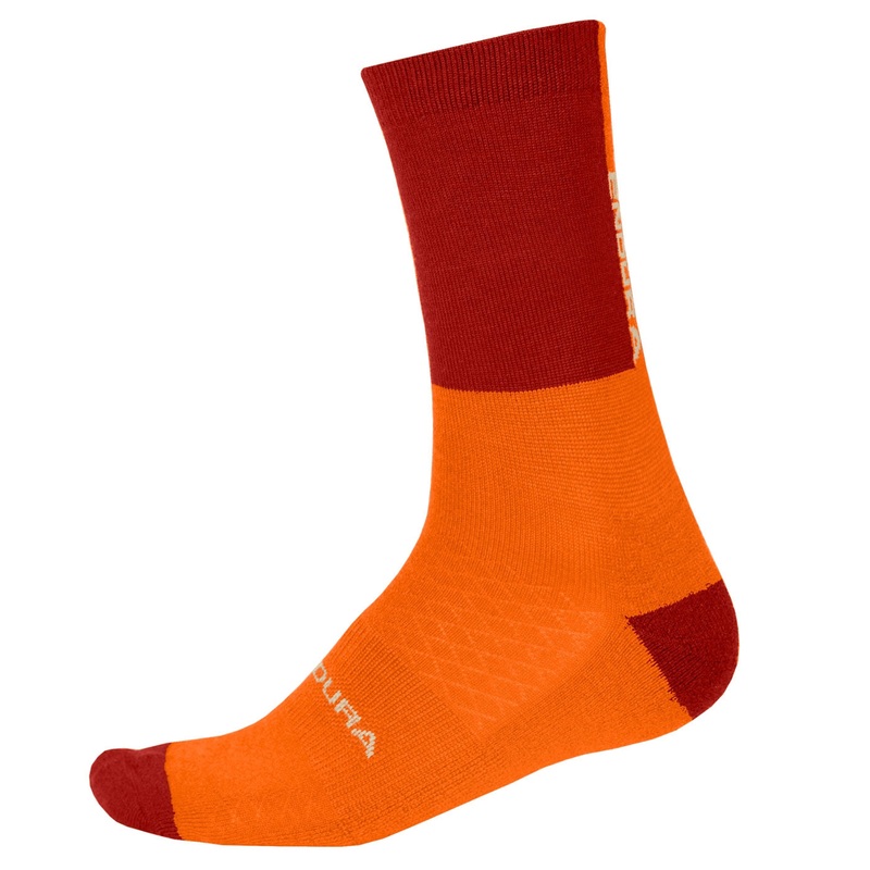 Calze donna Endura Baabaa Merino Winter – Arancio