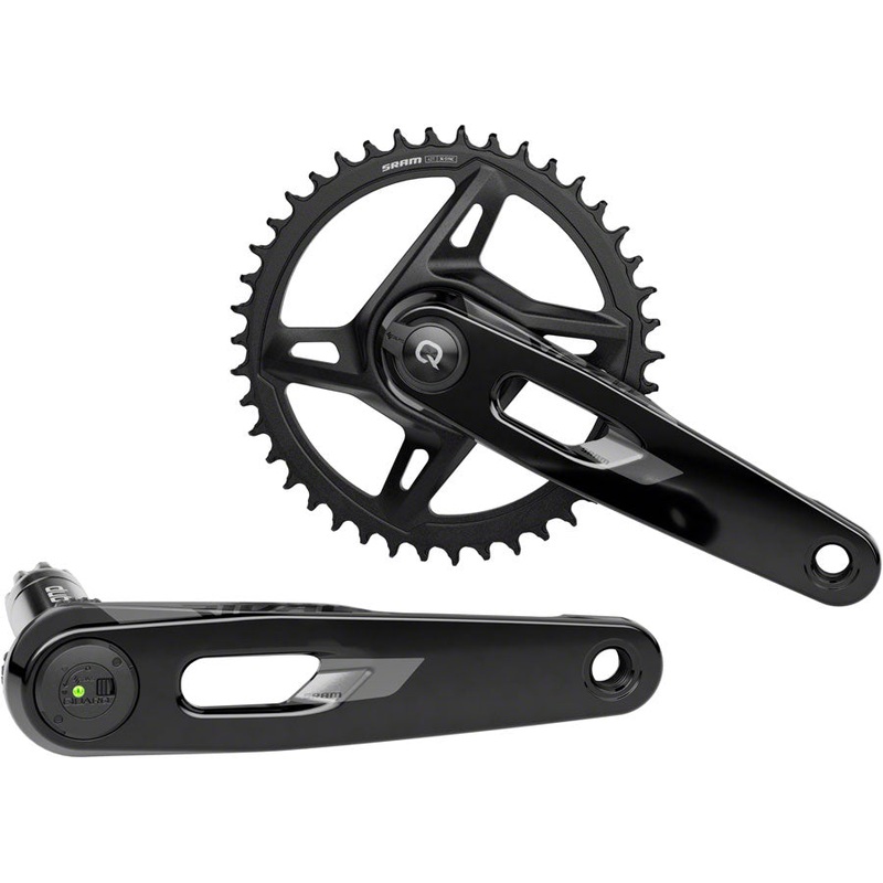 SRAM Rival 1x XPLR AXS Power Meter Wide Crankset – 172.5mm 12/13-Speed 42t 8-Bolt Direct Mount DUB PM Spindle BLK E1