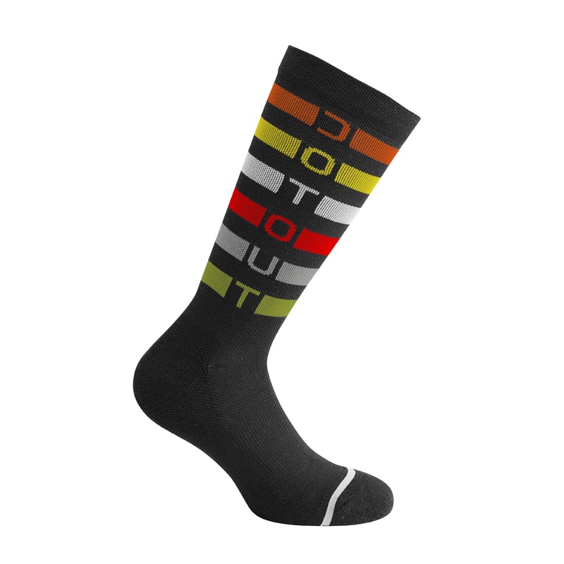 Calze Dotout Stripe – Nero multicolore