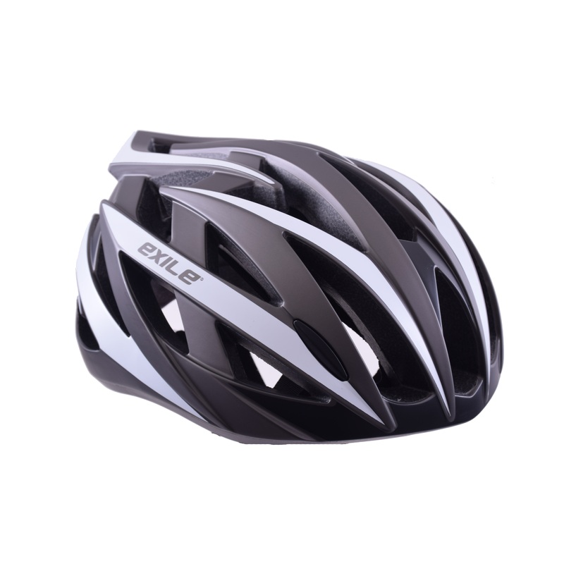 CLAUD BUTLER STRADA ROAD CYCLING 24 VENT LIGHT AERO HELMET 54-58CM GREY-WHITE