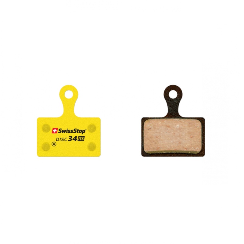 SwissStop Disc 34 Pads – Shimano Road – Dura Ace, Ultegra, 105 Yellow / Disc RS / Shimano Calliper Bike Brake Pads