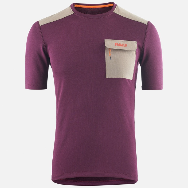 T-Shirt Pedaled Odyssey Merino – Viola