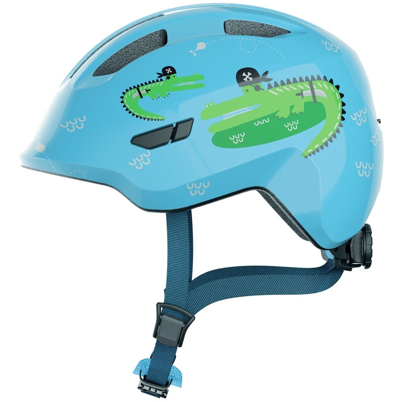 Casco bambino Abus Smiley 3.0 – Blue Croco