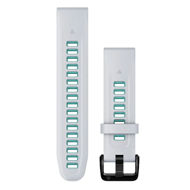 Cinturino Garmin QuickFit 20 – Bianco azzurro