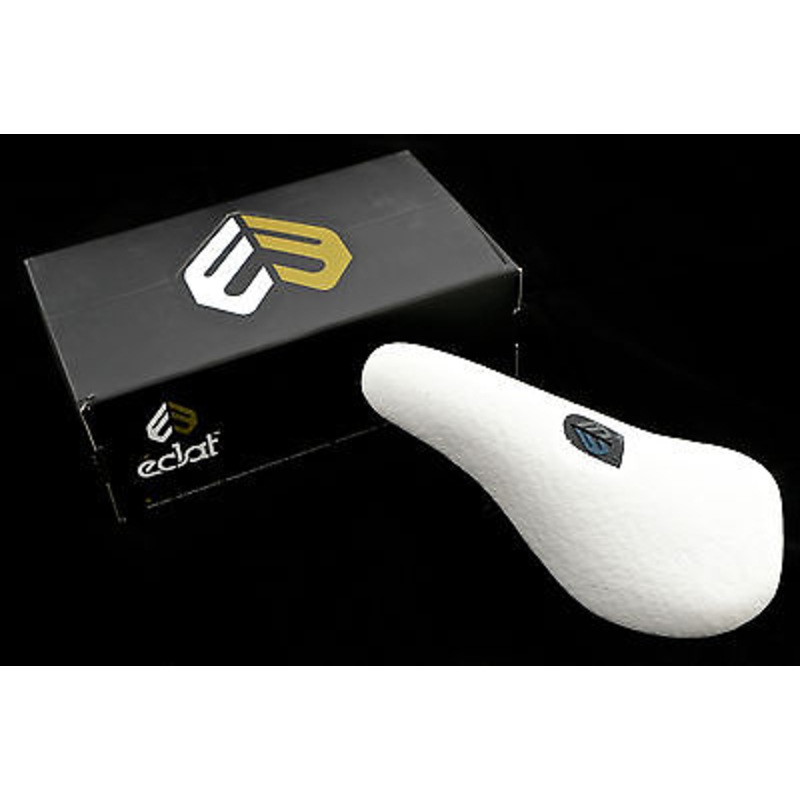 ECLAT GONZO PIVOTAL SEAT LIGHTWEIGHT SADDLE PADDED WHITE  50% OFF